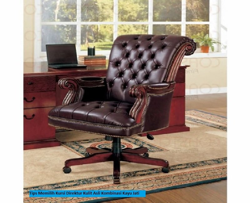 Kursi Direktur Kulit Asli